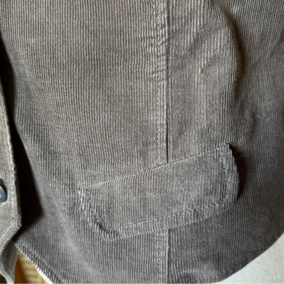 Grey / taupe 100% cotton corduroy Old Navy vest XL - Picture 4 of 12